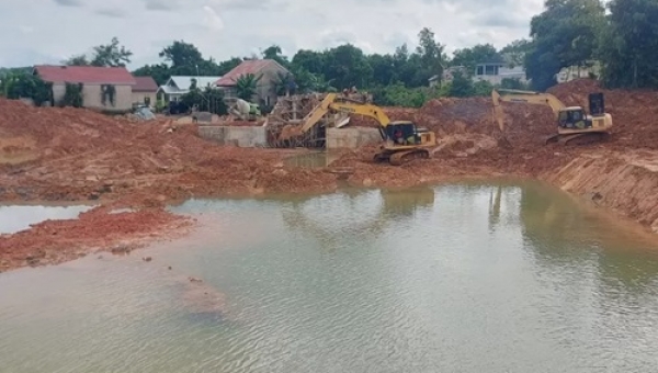 pembangunan embung gunung kupang